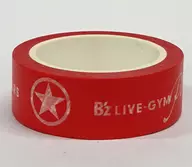 B'z Masking Tape (Red) "B'z LIVE-GYM Pleasure 2023 -STARS -" Gacha Gacha Prize