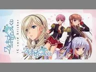 スイーリア & Kisaki Mizakura & Noel & Lisa IC Card Sticker "FANZA Online Demarquía Walkure Romanze Girls' Knight Story" D-1 Award