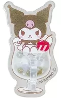 Chromi-Black "Sanrio Character Cusers Trading Key Ring Sticker"