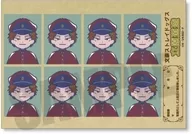 L. Tatehara Dozo Retopoppu ID photo style sticker "BUNGO STRAY DOGS"