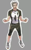 Kotaro 木兎 (Haikyu! Original Picture Exhibition Haikyu Illustration) Die Cut Sticker sticker "Tokyo!"