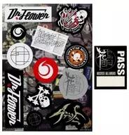 Band sticker sheet with band logo "MUSICUS! Development Project" crowdfunding investment privilege