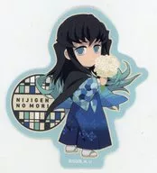 "Nigigennomori x Demon Slayer: Kimetsu no Yaiba Die Cut Sticker B" by Muichiro Tokitoru