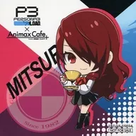 Mikaku Kirijo Mini Character Illustration Sticker "PERSONA 3 Reload COLLABORATIONCAFE POWERD BY AnimaxCafe +" Drink menu order bonus