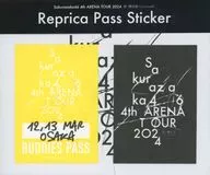 櫻坂46 4th ARENA TOUR 2024 Buddiesパスステッカー(2枚1セット) 大阪Ver. 「4th ARENA TOUR 2024 新・櫻前線 -Go on back?-」