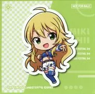 Miki Hoshii Sticker "idol Master MILLION LIVE! ×Sofmap GRID M @ RCH FESTIVAL 3rd" Target Products Purchase benefits