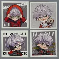 墨染妃志 ちびメンバーシール4枚セット 「まるくじ DIG-ROCK 第3弾(ちびキャラver.)」 小吉08