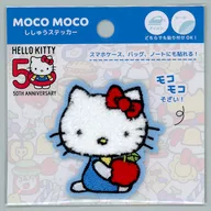 hello kitty毛茸茸的刺绣贴纸