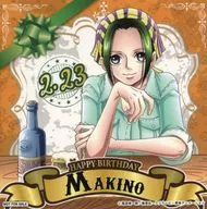 Makino Birthday Special Sticker "ONE PIECE Birthday Celebration! ~ February ~ 2020" Limited Products at Straw Store Purchase benefits