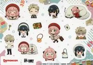 Sticker original de la familia Forger (Mini Character) "Theater version SPY×FAMILY CODE : White× Dezenkan" entry & order campaign distribution