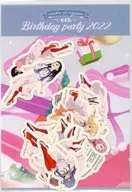 Gathered Character Manager Sticker Set (15-type set) "22/7 (ナナブンノニジュウニ) CHARACTER LIVE 6th BIRTHDAY PARTY 2022"