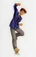Etiqueta adhesiva Hibiya Wataru Die Cut "Tokimeki Memorial Girl's Side 20 th Anniversary Exhibition! Welcome to Habataki City"