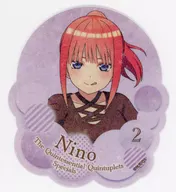 Nino Nakano (ponytail) hologram sticker "The Quintessential Quintuplets and Watashi wa Areda? TSUTAYA POP SHOP"