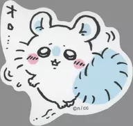 Flying squirrel (Oro ・ ・ ・) A sticker of the size which can be attached to a smartphone "A little bit cute little thing"