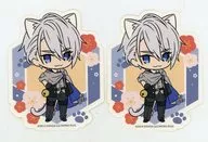 029. Yamanba Kiricho Gito Neotoshi Sticker (2-Pack) "Sword Ranmai -ONLINE - Katana Cat Otoshi POP STORE"