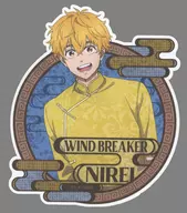 Akihiko Nirei Die Cut Sticker Chinese cafe ver. "WINDBREAKER"