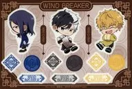 Haruka Sakura & Kyotaro Sugishita & Akihiko Nirei Sticker MINI CHINA ver. "WIND BREAKER"