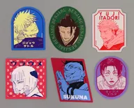 Retro Style Sticker 6-Pack Set "Akutami Shimonoseki Jujutsu Kaisen Exhibition"