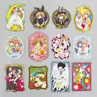 全12種セット 「カードキャプターさくら トレーディングきらきらクリアステッカー」 CLAMP展グッズ