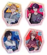 Conjunto de 4 tipos de pegatinas holográficas "Virtual YouTuber Shiji Sanji VOLTACTION 2 nd Anniversary" Shiji Sanji Official Store Purchase benefits