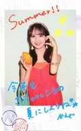 Sato Kaede Polaroid-style sticker "Nogizaka46 Manatsu Nationwide Tour 2024 CAFE & TRAVEL BUS" collaboration menu order privilege latter half