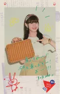 松尾美佑Polaroid風格貼紙合作菜單注文特典後半部