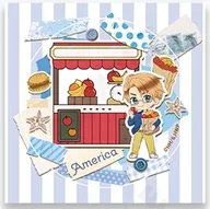 America "Hetaria World ★ Stars Trading Sticker ~ Holiday Marche. ~ Drecellmini"