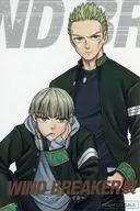 梶＆柊 ステッカー 「WIND BREAKER展」 来場者特典