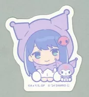 黒川あかね×クロミ ステッカー 「【推しの子】×サンリオキャラクターズ POP UP STORE」