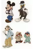 Mickey and Friends (Street) Sticker / Sticker die-cut (4-Pack Set) Sticker Collection "Disney" Disney Store Only