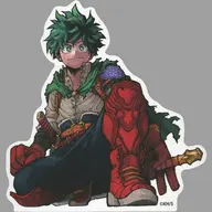 Midori 谷出 Hisashi 2023, WJ5 die cut sticker "My Hero Academia"