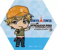 Die Cut Sticker "STEINS;GATE ×  Series × Tokyo Tower" drawn by Meme OSHINO (deformed)