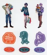 3 skm Sticker Set "Virtual YouTuber Nijisanji 3 skm GOOD DAY with 3 skm" Animate Girls Festival 2024 Goods