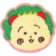 Smiley Fluffy Embroidered Sticker "COJI-COJI"