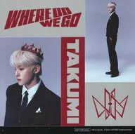 Kawanishi Takujitsu (JO1) Seat Sticker "CD WHERE DO WE GO First Press Limited Ban B" Special Bonus