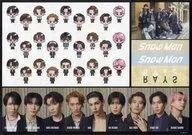 Snow Man A4 Size Sticker Sheet (RAYS ver.) "CD RAYS REGULAR EDITION" Purchase benefits