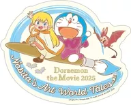 (3) Doraemon & Clare & Chai Dai Cut Sticker Mini "Movie Doraemon Nobita's Illustrated World Story"