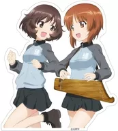 みほ＆優花里 パンツァージャケット交換ステッカー 「ガールズ＆パンツァー 最終章」