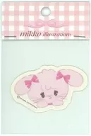 Cammy Die Cut Sticker "mikko illustrators"