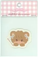 Latte Die Cut Sticker "mikko illustrators"