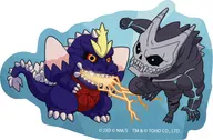 Kaiju 8 & Space Godzilla Chibi Character Die Cut Sticker "Kaiju 8 × Godzilla Collaboration"