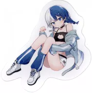 Nekozaki Jade Die Cut Sticker "Virtual YouTuber Hoshi Meguri Gakuen Ruffle KUJI" E-16 Prize