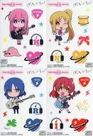 All 4 types set Ichiban KUJI original sticker "Ichiban KUJI Bocchi, Za Rokku! Volume 3" 5 sheets at the same time Purchase benefits