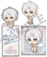 Calm sea Seshiro Sticker Set Mini Character Travel "Blue Rock"