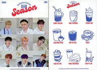 [Single Item] ZEROBASEONE Sticker (2-Pack) "ZEROBASEONE 2025 SEASON'S GREETINGS [OUR Season]" bundled item