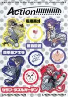 A5 sticker sheet with VOLTACTION hand-drawn illustration (first production limited edition B illustration pattern) "CD-Virtual YouTuber Nijisanji VOLTACTION 1st Mini Album / Action!" Nijisanji official store paid bonus