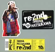 Shiina Natsukawa Sticker Set (3-Pack) "Blu-ray Shiina Natsukawa Revenge Live" re-2nd "First Production Limited Edition" Enclosed Special Bonus