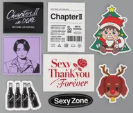 Zone Sticker (timelesz / 8-pack set) "SEXY ZONE LIVE TOUR 2023 Chapter II in DOME" Limited to Tokyo venue