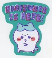 Hachiware Sticker Retro Print Style "A little cute little guy"