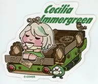Cecilia イマーグリーン Eurobeat sticker "Virtual YouTuber Hololive English Eurobeat Remix Album Goods"